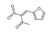 4-(furan-2-yl)-3-nitrobut-3-en-2-one结构式