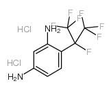 1,3-DIAMINO-4-(HEPTAFLUOROISOPROPYL)BENZENE DIHYDROCHLORIDE structure