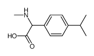 N-methyl-C-4-isopropylphenylglycine Structure