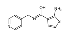 3-Thiophenecarboxamide,2-amino-N-(4-pyridinylmethyl)-(9CI) structure