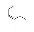 2,3-dimethylhex-3-ene Structure