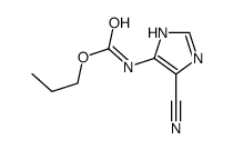 propyl N-(5-cyano-1H-imidazol-4-yl)carbamate Structure