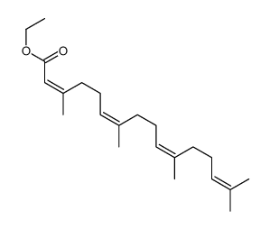 3,7,11,15-四甲基十六烷基-2,6,10,14-丁烯酸乙酯(异构体混合物)结构式
