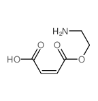 4-(2-aminoethoxy)-4-oxo-but-2-enoic acid结构式