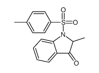 2-methyl-1-(4-methylphenyl)sulfonyl-2H-indol-3-one结构式