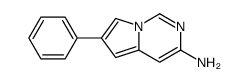 6-phenylpyrrolo[1,2-c]pyrimidin-3-amine结构式