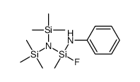 N-[[bis(trimethylsilyl)amino]-fluoro-methylsilyl]aniline结构式