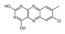 7-chloro-8-methyl-1H-benzo[g]pteridine-2,4-dione Structure