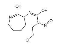 1-(2-chloroethyl)-1-nitroso-3-(2-oxoazepan-3-yl)urea Structure