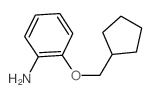 Benzenamine, 2-(cyclopentylmethoxy)- (9CI) Structure
