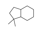 (3aS,7aS)-3,3-dimethyl-1,2,3a,4,5,6,7,7a-octahydroindene结构式