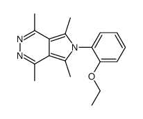 6-(2-ethoxyphenyl)-1,4,5,7-tetramethylpyrrolo[3,4-d]pyridazine结构式