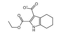 2-ethoxycarbonyl-4,5,6,7-tetrahydro-1H-indole-3-carboxylate Structure