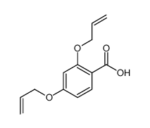 2,4-bis(prop-2-enoxy)benzoic acid Structure