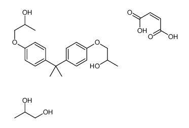 Fumaric acid,propoxylated bisphenol A,propylene glycol polymer structure