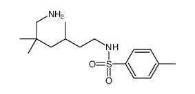 N-(6-amino-3,5,5-trimethylhexyl)-p-toluenesulphonamide Structure