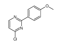 4-chloro-2-(4-methoxyphenyl)pyrimidine结构式