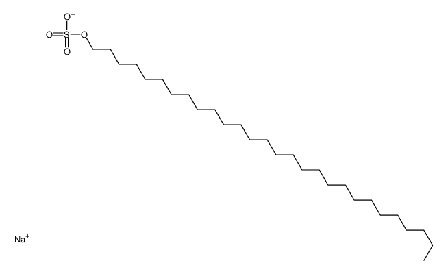 sodium,octacosyl sulfate Structure