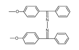 4-methoxybenzophenone azine Structure