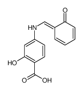 4-[[(2-Hydroxyphenyl)methylene]amino]salicylic acid结构式