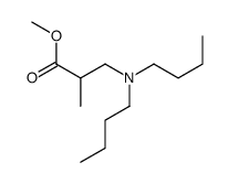 methyl 3-(dibutylamino)-2-methylpropionate结构式