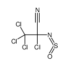 2,3,3,3-tetrachloro-2-(sulfinylamino)propanenitrile结构式