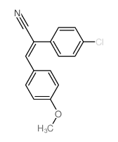 Benzeneacetonitrile,4-chloro-a-[(4-methoxyphenyl)methylene]- picture