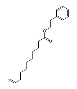 phenethyl undec-10-enoate Structure