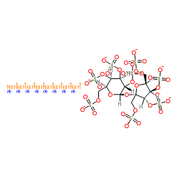 Sucroseoctasulfatesodiumsalt structure