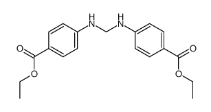 Methylene-NN'-bis-(p-ethoxycarbonylphenyl)diamine结构式