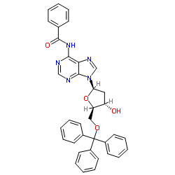 5'-O-Trt-N6-Bz-dA structure