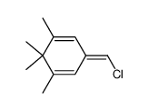 1-Chlormethylen-3,4,4,5-tetramethyl-2,5-cyclohexadien结构式