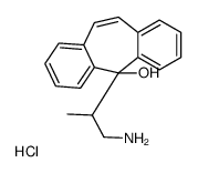 2-(11-hydroxydibenzo[1,2-a:1',2'-e][7]annulen-11-yl)propylazanium,chloride Structure