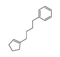 1-cyclopent-1-enyl-4-phenyl-butane结构式