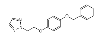 2-[2-(4-phenylmethoxyphenoxy)ethyl]triazole Structure