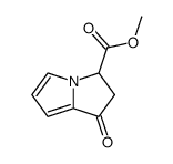 1H-Pyrrolizine-3-carboxylicacid,2,3-dihydro-1-oxo-,methylester(9CI) Structure