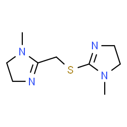 2-Imidazoline,2,2-(methylenethio)bis[1-methyl-(8CI)结构式