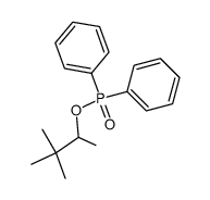 1,2,2-trimethyl-1-propyl diphenylphosphinate Structure