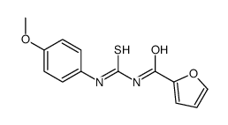 N-[(4-methoxyphenyl)carbamothioyl]furan-2-carboxamide结构式