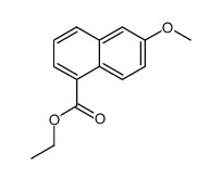 Ethyl 6-methoxy-1-naphthoate结构式