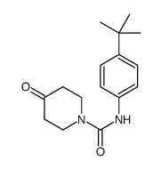 N-(4-tert-butylphenyl)-4-oxopiperidine-1-carboxamide Structure