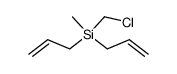 diallyl(chloromethyl)methylsilane Structure