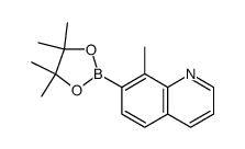 8-methyl-7-(4,4,5,5-tetramethyl-1,3,2-dioxaborolan-2-yl)quinoline picture