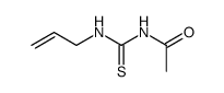 N-acetyl-N'-allyl-thiourea结构式