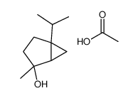 acetic acid,4-methyl-1-propan-2-ylbicyclo[3.1.0]hexan-4-ol结构式