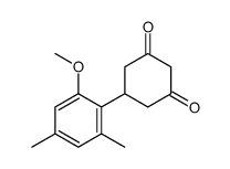 5-(2-methoxy-4,6-dimethylphenyl)cyclohexane-1,3-dione Structure