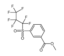 methyl 3-(1,1,2,2,3,3,3-heptafluoropropylsulfonyl)benzoate结构式