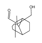 1,4-Methanoazulene-9-carboxaldehyde, decahydro-8-(hydroxymethyl)-4,8-dimethyl结构式