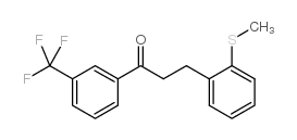 3-(2-THIOMETHYLPHENYL)-3'-TRIFLUOROMETHYLPROPIOPHENONE结构式