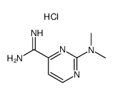 2-dimethylaminopyrimidine-4-carboxamidinium chloride Structure